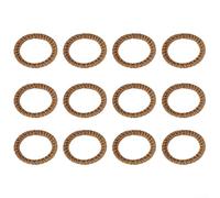 Woven Rattan Napkin Rings 12pcs Rustic Wedding Decor