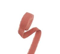 Woven Raw Edge Ribbon, Rust Red, 2cm X 9 Meters