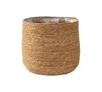 Woven Round Flower Pot 8.6 Inch Multi-purpose Round Container
