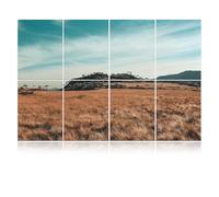 WoveN SounD Art Acoustic Panels, 48x32 in, Autumn in the Wilderness