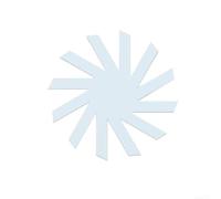 Woven Spiral Storage Basket Template Featuring Quilting Sewing Ruler for DIY Crafts, PET Material, Size Options 8, 12, and 15 Inches for Storage (12 inch)