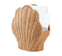 Woven Storage Baskets for Shelves Shell Shape Aesthetic Container Organizer