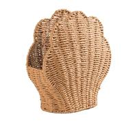 Woven - Storage Baskets | Shell Shaped Baskets | Decorative Toy Bucket Organization for Living Room | Aesthetic Organizer for Dorm Dorm Nursery Bathroom Home Snack