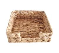 Woven Storage Baskets | Wicker Storage Basket | Hand-Woven Water Hyacinth Wicker Baskets For Food, Offices, Bathroom