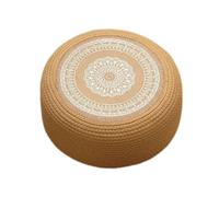 Woven Straw Cushion - Japanese Floor Cushion | Meditation Cushions for Sitting on the Floor | Woven Tatami Floor Cushion, Hand Breathing Tatami Fabric