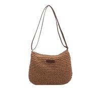 Woven Straw Tote Bag - Natural Raffia Beach Bag, Durable Large Capacity Carry, Reliable Zipper Pocket | Boho Shoulder Bag for Women, Vacation, Market, Travel and Outing, a, Se référer à la description