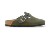 Woven suede leather sandals for women Birkenstock Boston Vert 37 Étroit