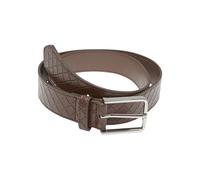 Woven synthetic leather embossed belt Urban Classics Marron L/XL