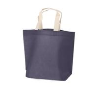 Woven Tote Bags - Reusable Bag With Handles | Portable Non-Woven Fabric Conference Bags | Large Capacity Pack For Kitchen Picnic Travel Beach School Party Shopping | Maximizing Space Utilization, Gray