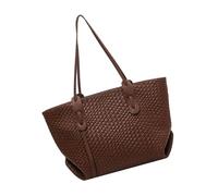 Woven Tote Bags - Travel Shoulder Bag | Top-handle Shoulder Pouch, Large Capacity Underarm Travel Pouch, Multipurpose Easy To Hold Woven Work Purses, Fashion Hobo Purse Portable For Vacation, brown
