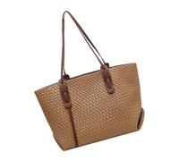 Woven Tote Bags - Travel Shoulder Bag | Top-handle Shoulder Pouch, Large Capacity Underarm Travel Pouch, Multipurpose Easy To Hold Woven Work Purses, Fashion Hobo Purse Portable For Vacation, khaki