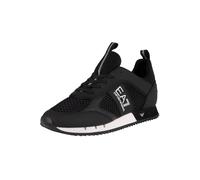 Woven Trainers Black/White 8 UK