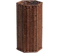 Woven Umbrella Stand, Freestanding Umbrella Holder Basket Storage Rack Woven Bucket Flower Vase for Canes Walking Sticks Organizer