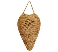 Woven Wasp Nest - Woven Crochet Wasp Nest Decoy | Faux | Fake | Hangable Deter Hornets Decoration for Outdoor Porch Eaves Garden Orchard Use