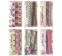 Woven Whispers Sticker Series Scrapbooking Supplies for Junk Journal, 120 Sheets PET Stickers - Vintage Journaling Stickers
