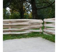 Woven Wood 1.14M Split Hazel Lawn Edging - 30Cm Height
