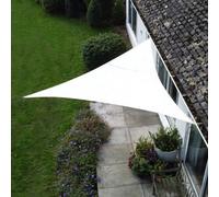 Woven Wood 2X2X2M Triangle Ivory Premium Waterproof Sail Shade