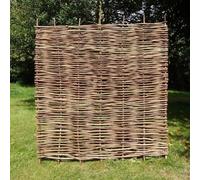 Woven Wood 5Ft X 6Ft Hazel Hurdle Fence Panel Premium Weave