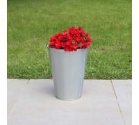 Woven Wood 65Cm Long Wooden Windowsill Planter - Grey