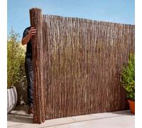 Woven Wood Premium Willow Fencing Screening Rolls 4.0M X 1.8M