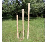 Woven Wood Rustic Chestnut Fence Posts 180 Cm