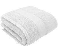 WovenWonder Extra Large Jumbo Bath Sheet (100 x 150 cm) Luxury 100% Egyptian Combed Cotton Super Soft 800-GSM XL Bathroom Towels Body Wrap (White, Bath Sheet 1 Pack)