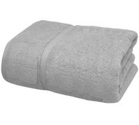 WovenWonder Luxury Jumbo Bath Sheet Extra Large Super Soft 800-GSM Big Bathroom Towels (100 X 150 CM) Spa Body Wrap Hotel Quality (Silver, Jumbo Bath Sheet)