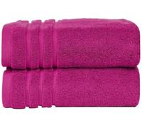 WovenWonder Pack of 2 Super Jumbo Bath Sheets (100 x 200 cm-600GSM) Luxury 100% Egyptian Cotton Soft Extra Large Bath Sheet Towels Highly Absorbent & Quick Dry Hotel Quality Towel Set (Pink)