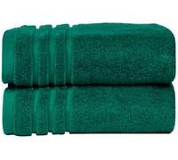 WovenWonder Pack of 2 Super Jumbo Bath Sheets (100 x 200 cm-600GSM) Luxury 100% Egyptian Cotton Soft Extra Large Bath Sheet Towels Highly Absorbent & Quick Dry Hotel Quality Towel Set (Blue Lagoon)