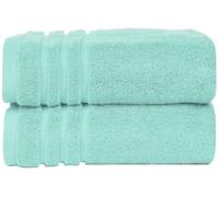 WovenWonder Pack of 2 Super Jumbo Bath Sheets (100 x 200 cm-600GSM) Luxury 100% Egyptian Cotton Soft Extra Large Bath Sheet Towels Highly Absorbent & Quick Dry Hotel Quality Towel Set (Mint)