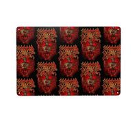 WovRHhyP Morbid Metal Band Angel Metal Sign Decor Wall Art Outdoor Decorative Plaque Poster Tin Painting Stylish Door Sign for Living Room Retro Metal Hanging Picture for Cafes/Bar/Garage (8x12Inch)