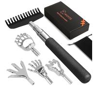 WOVTE Extendable Back Scratcher for Men Women with 5PCS Detachable Scratching Heads, Stocking Fillers for Men Women Adults, Gifts for Men Husband Dad Fathers Day Mothers Day Birthday Christmas Gifts