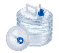 Wovuna 3L 5L 10L 15L Water Container, Portable Collapsible Water Carrier with Tap, BPA Free, Odorless and Warp-resistant Large Water Storage Container for Camping Outdoor BBQ Sports Travel (5L)