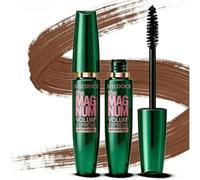 Wow Combo My Amazing Lashes Mascara, Waterproof Clump-Free Volumising and Lengthening Mascara with Silk Protein Fibres for a Natural False Lash Effect Suitable for Daily and Evening Wear (Green *2)