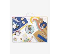WOW Craft Set for Children, HAPPINESS SAFARI FOLIA, 144 Pieces multicoloured