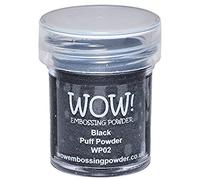 WOW! Embossing Powder 15ml, Black Puff