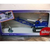 WOW EXTREMELY RARE #3514 Menck M500H Hydraulic Crane Grabber #320 Blue 1:55 Siku