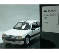 WOW EXTREMELY RARE Peugeot 205 GTi 1.9L 130HP 1990 White 1:43 Minichamps-504/XR