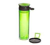 WOW GEAR 360 Double Walled Tritan Water Bottle, Green, 20 Oz / 600 Ml
