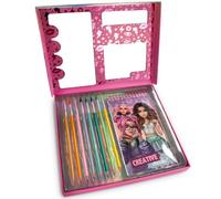WOW GENERATION - 2 in 1 Watercolor and Colors Set with Brush, Children's Art Kits, Painting and Creative Drawing, School Supplies, Girls