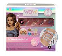 WOW GENERATION Deluxe DIY Jewellery Kit for Kids, Customizable Design, Profession-Themed Charms