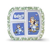 WoW HomeStore Bluey Food Tray, Children's Divided 3 Section Food Tray