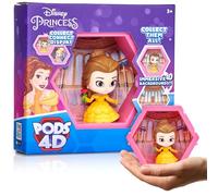 WOW! PODS - 4D Disney Belle, Unique Connectable Collectable Bobble-head figure that Bursts from their World into Yours, Wall or Shelf Display, Disney Toys and Gifts, Series 1 no. 423