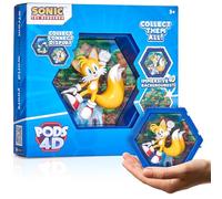 WOW! PODS - 4D Tails, Unique Connectable Collectable Bobble-head figure that Bursts from their World into Yours, Wall or Shelf Display, Sonic Toys and Gifts, Series 1 no. 480