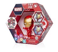 WOW! PODS Avengers Collection - Iron Man | Superhero Light-Up Bobble-Head Figure | Official Marvel Toys, Collectables & Gifts