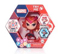 WOW! PODS Avengers Collection - Scarlet Witch | Superhero Light-Up Bobble-Head Figure | Official Marvel Collectable Toys & Gifts