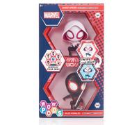WOW! PODS Spiderman Collection - Miles Morales and Spider Gwen | Superhero Light-Up Bobble-Head Figures | Official Marvel Collectable Toys & Gifts, Spiderman Collection - Twin Pack