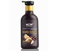 WOW Shea & Cocoa Butter Moisturizing Body Lotion (Deep Hydration) - Daily Skin Moisture For Men and Women - Intense Hydration For Dry Skin - With Aloe