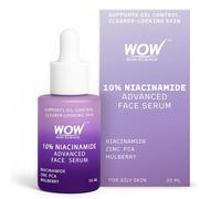 WOW Skin Science 10% Niacinamide Advanced Face Serum with Zinc PCA & Mulberry | Oil Control, Pore Refining & Clear Skin | Reduces Dark Spots & Blemishes | For Oily & Acne-Prone Skin | 30 ml