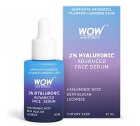 WOW Skin Science 2% Hyaluronic Acid Advanced Face Serum with Beta Glucan & Licorice | Deep Hydration, Plumper Skin & Barrier Support | Lightweight, Fast-Absorbing | For Dry & Dehydrated Skin | 30 ml